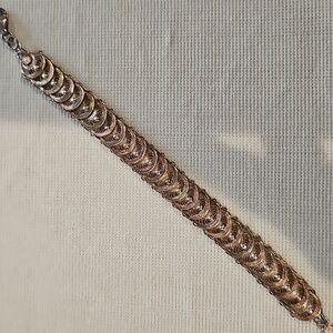 Elegant Gold and Silver Bracelet